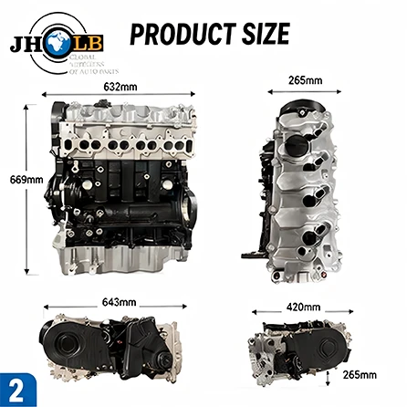 Premium D4EB 2.0L CRDI Diesel Engine Long Block for Hyundai Kia Santa Fe Tucson Sportage factory